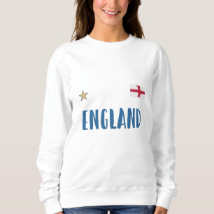 Camisa de Fã de Futebol da Inglaterra Bandeira Ing