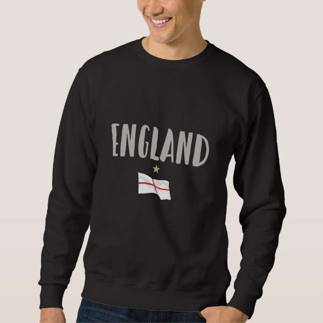 Camisa de Fã de Futebol da Inglaterra Bandeira Ing (Frente)