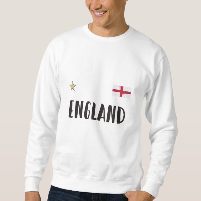Camisa de Fã de Futebol da Inglaterra Bandeira Ing (Frente)