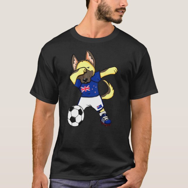 Camisa de Fã de Futebol da Nova Zelândia com Pasto (Frente)