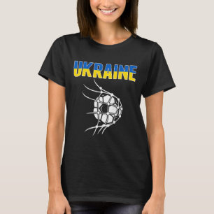Camisa de Fã de Futebol da Ucrânia - Pé de Bandeir