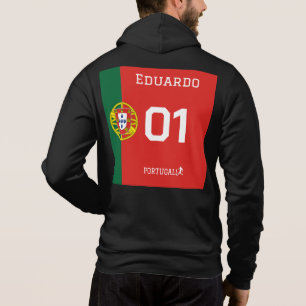 Camisa de Fã de Futebol de Portugal - Nome e Númer