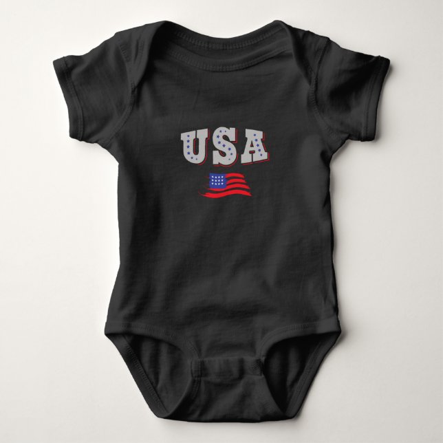 Camisa de Fã de Futebol dos EUA Bandeira Americana (Frente)