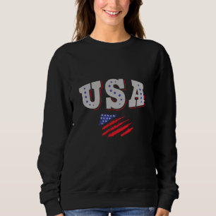Camisa de Fã de Futebol dos EUA Bandeira Americana