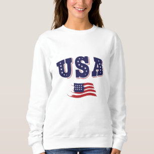 Camisa de Fã de Futebol dos EUA Bandeira Americana