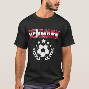 Camisa de Fã Orgulhoso de Futebol da Dinamarca - A