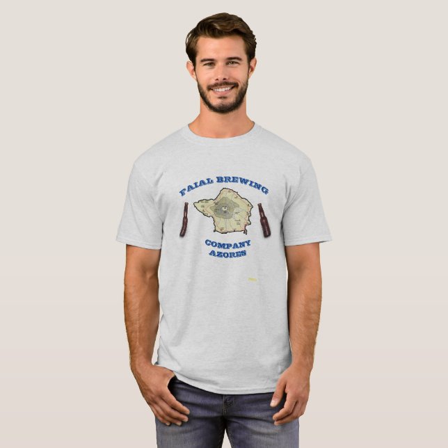 Camisa de Faial Açores Brewing Empresa (Frente Completa)
