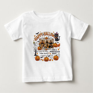 Camisa de Família Feliz Halloween Personalizada co