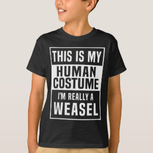 Camisa de Fantasia de Doninha para um top engraçad