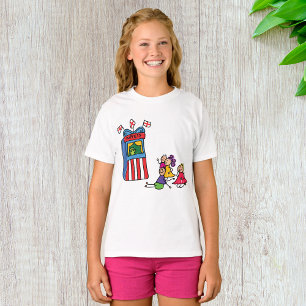 Camisa de Fantoche Meninas T-Shirt