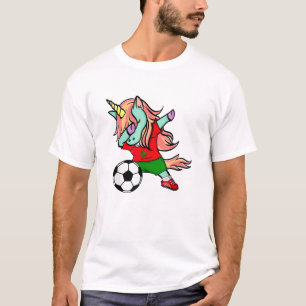 Camisa de Fãs de Futebol de Marrocos Unicórnio Dab