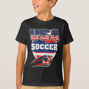 Camisa de Fãs de Futebol Orgulhosamente Americanos