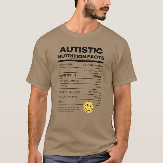 Camisa de Fatos Nutricionais (Frente)