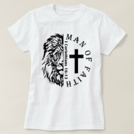 Camisa De Fé, Homem De Fé Christian Boho