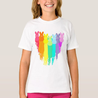 Camisa de felz pascoa para as Mulheres Crianças.
