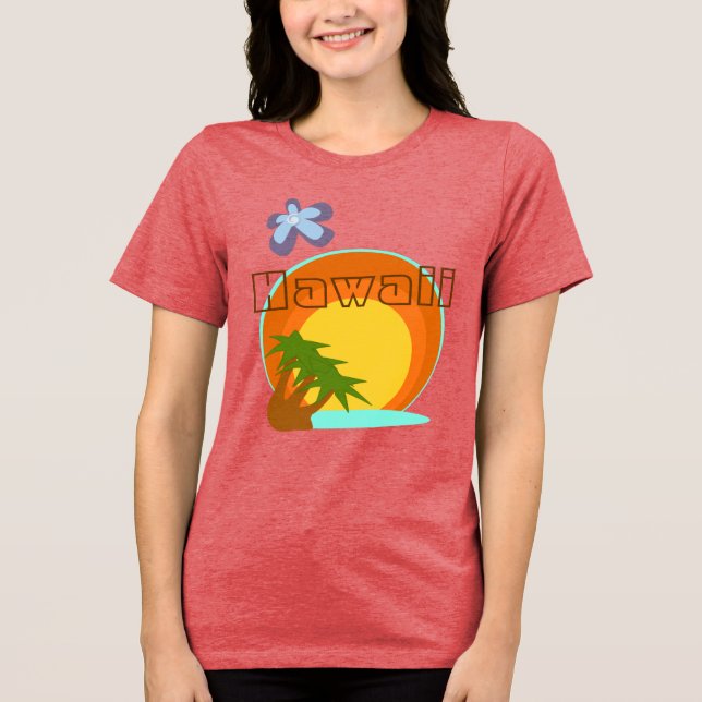 Camisa de Férias de Destino no Havaí (Frente)