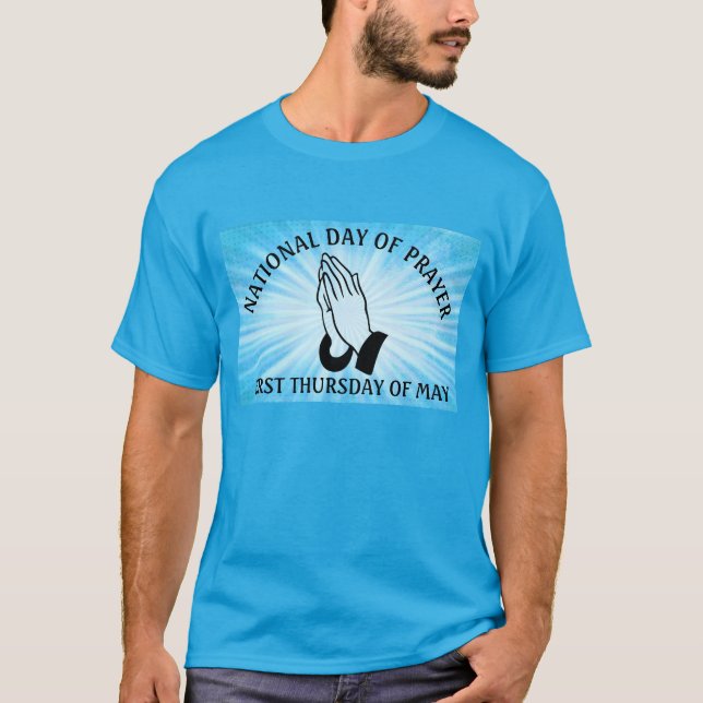 Camisa de Férias Religiosas do Dia Nacional de Ora (Frente)