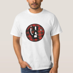 Camisa de Festa com Xadrez de Búfalo e Gambá da Fl