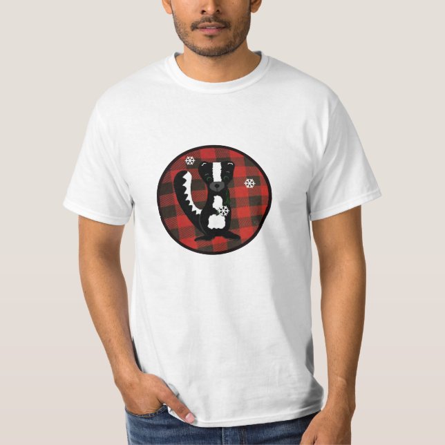 Camisa de Festa com Xadrez de Búfalo e Gambá da Fl (Frente)