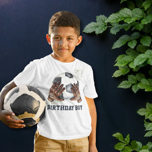 Camisa de Festa de aniversário de futebol para rap