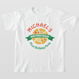 Camisa de Festa de aniversário de pizza