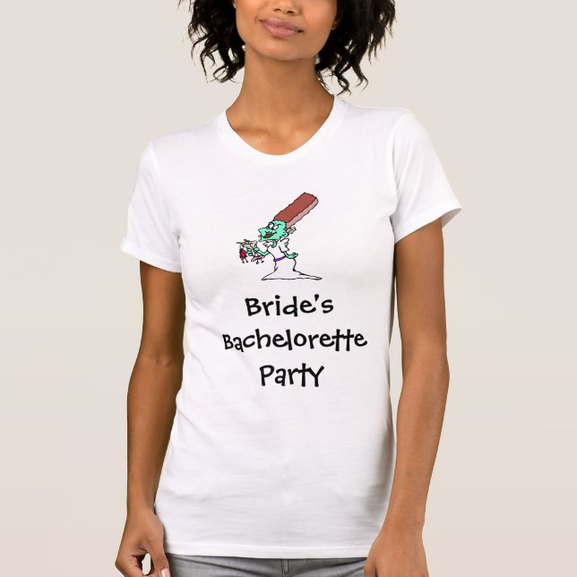 Camisa de festa de solteira com Bridezilla (Frente)