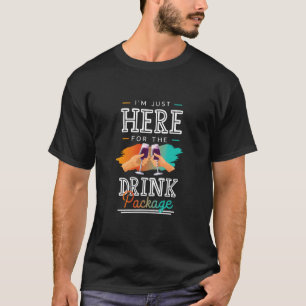 Camisa de festa divertida de bebida de férias de c