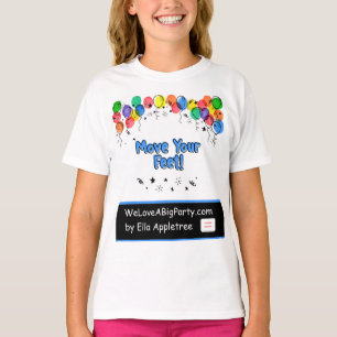 Camisa de festa para crianças e todas as idades