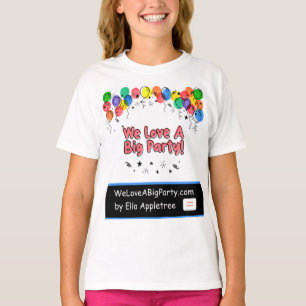 Camisa de festa para crianças e todas as idades