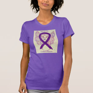 Camisa de Fita de Sensibilização Roxa da Doença