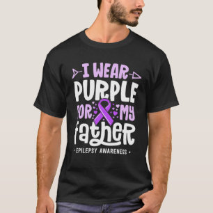 Camisa De Fita Epilepsia Eu Visto Roxo Para O Meu