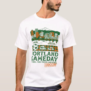Camisa de Flanela de Dia de Jogo de Portland Food 
