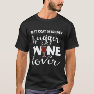 Camisa de Flat Coat Retriever Amante de Vinho Para