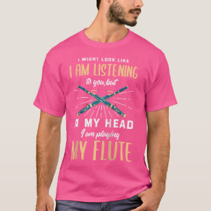 Camisa De Flauta Que Joga Flauta Engraçada