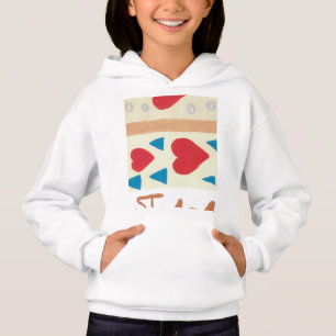 Camisa de Fleece Love Path Girl's Hoodie