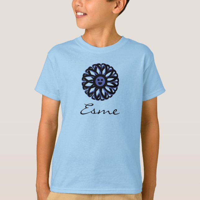 Camisa De Flor De Sorriso (Frente)
