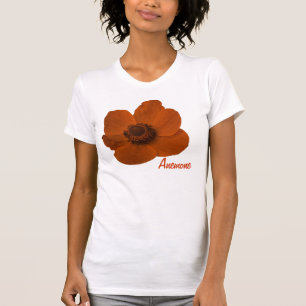 Camisa de Flor Marrom Personalizável