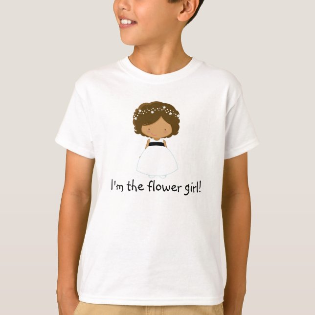 Camisa de Flor Personalizada - Sou a Flor Rapariga (Frente)