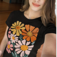 Camisa de Flores Boho Margarida Silvestre