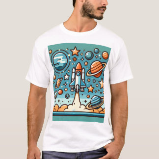 Camisa de foguete espacial