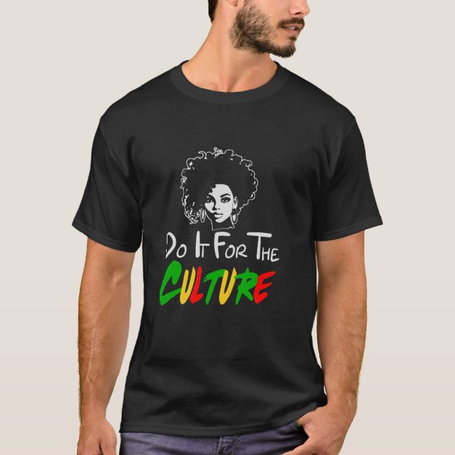 Camisa de Folga Longa de História Negra (Frente)