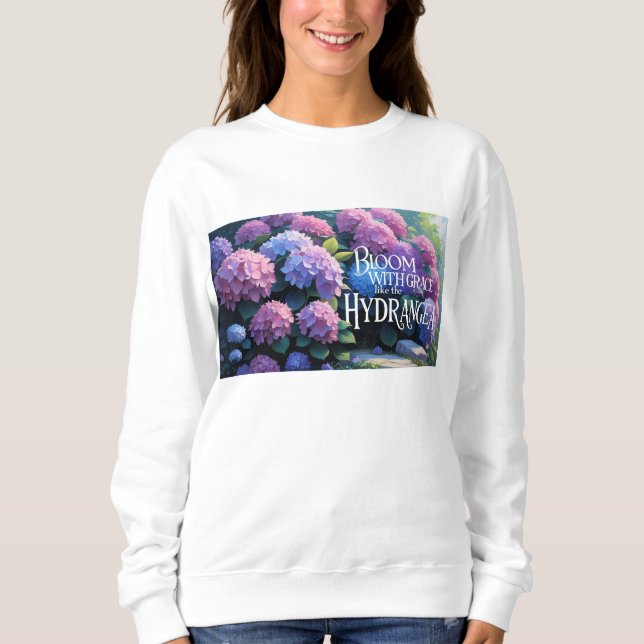 Camisa de folga longa feminina - (Frente)