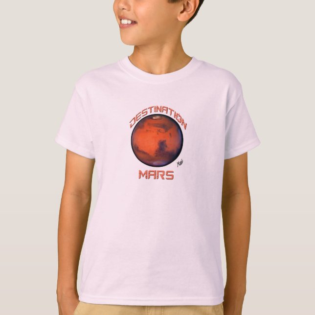 Camisa De Folha Longa De Marte De Destino Para Cri (Frente)