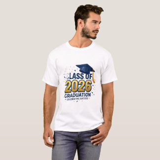 Camisa de Formatura da Turma de 2026 Camiseta Seni