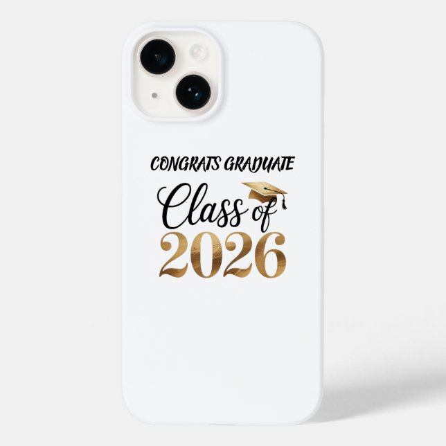 Camisa de Formatura da Turma de 2026 de Presente (Verso)