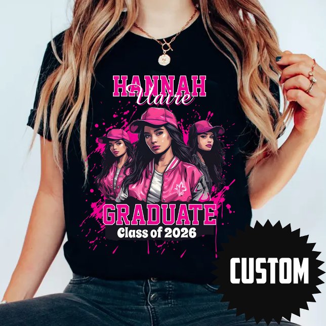Camisa de Formatura da Turma de 2026 Hannah (Criador carregado)