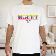 Camisa de Formatura Minimalista Arco-Íris Apenas p