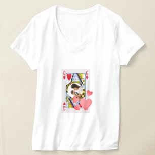 Camisa de Foto da Rainha de Copas - Presente de Di