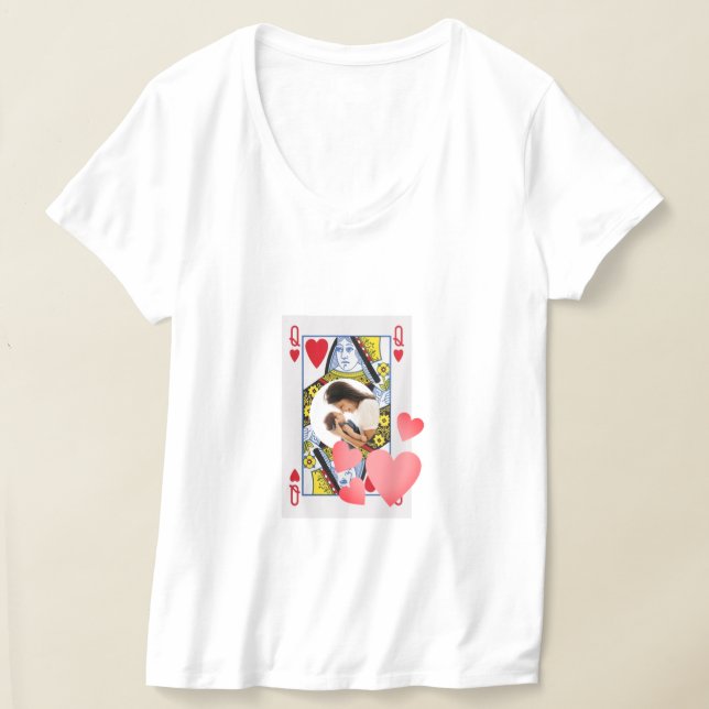Camisa de Foto da Rainha de Copas - Presente de Di (Postura )