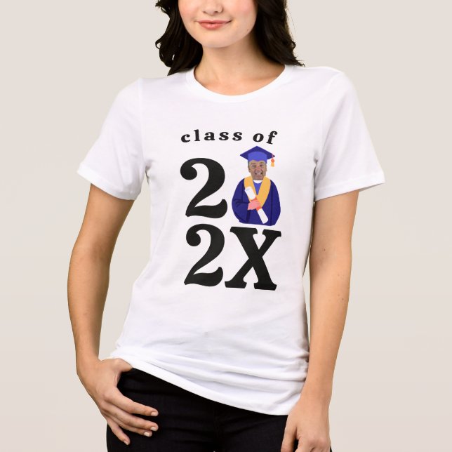 Camisa de Foto de Formatura - Ano Personalizado de (Frente)